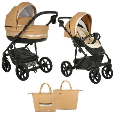 Коляска Pituso Luna 2 в 1 100% экокожа