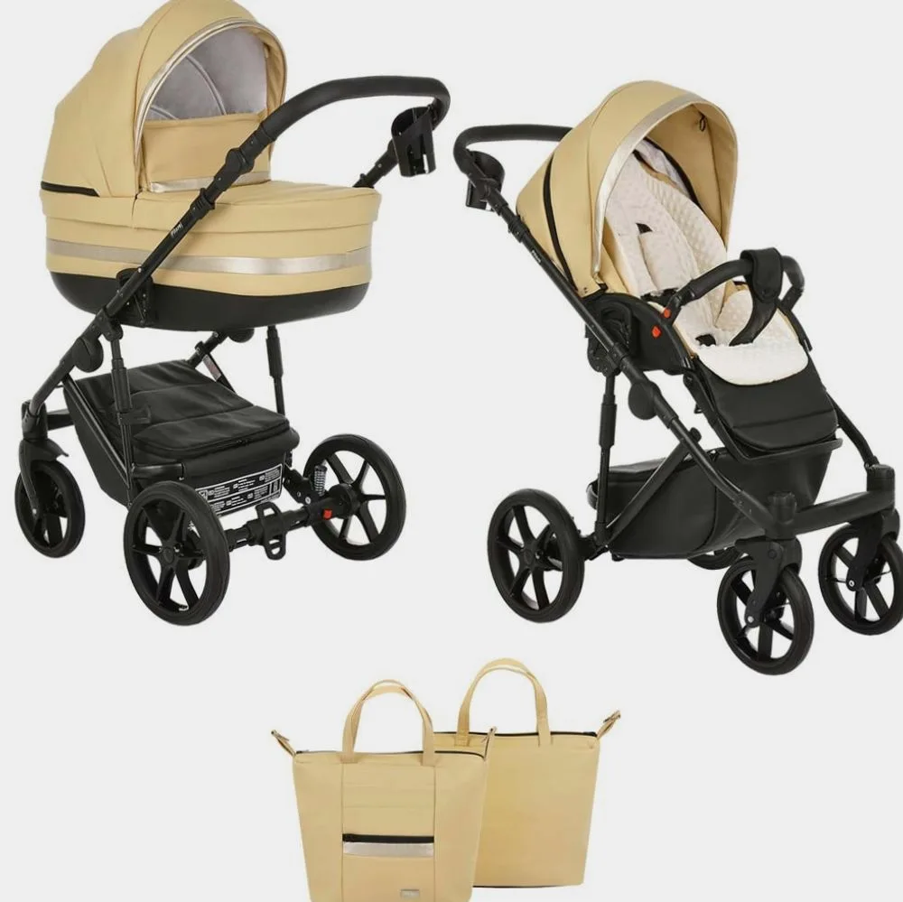 Коляска Pituso Luna 2 в 1 100% экокожа (Питусо Луна), ракурс 8