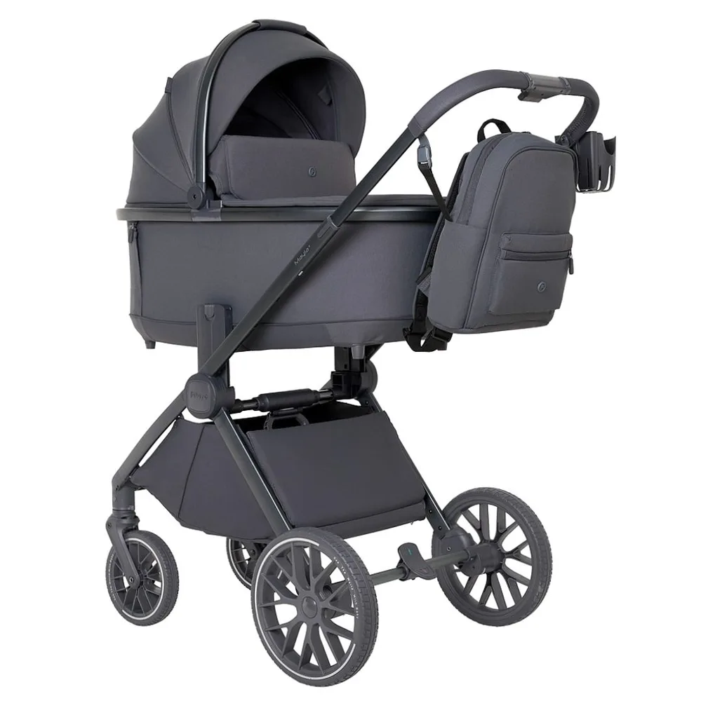 Коляска Pituso Mayla Plus 2 в 1 на серой раме, ракурс 5