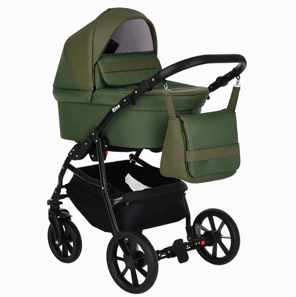 Коляска Pituso Nino 2 в 1 (Питусо Нино), цвет Зеленый, ракурс 3