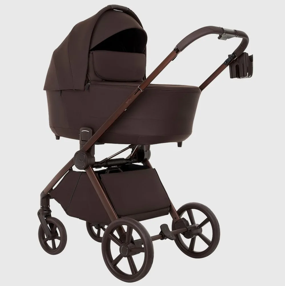 Коляска Pituso Teffy 2 в 1 на коричневой раме (Питусо Теффи), ракурс 4