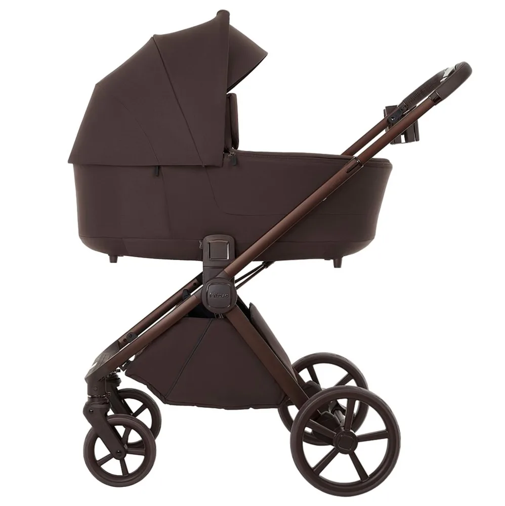 Коляска Pituso Teffy 2 в 1 на коричневой раме (Питусо Теффи), ракурс 5