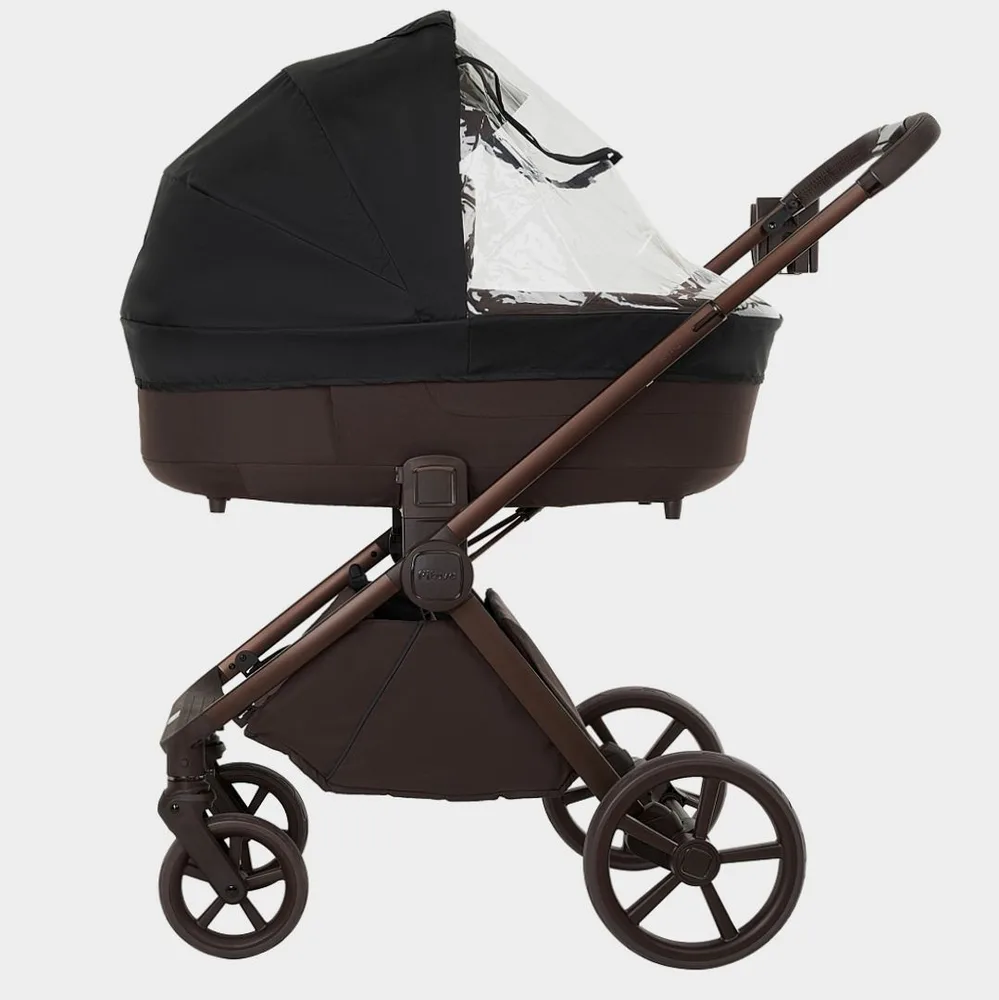 Коляска Pituso Teffy 2 в 1 на коричневой раме (Питусо Теффи), ракурс 8